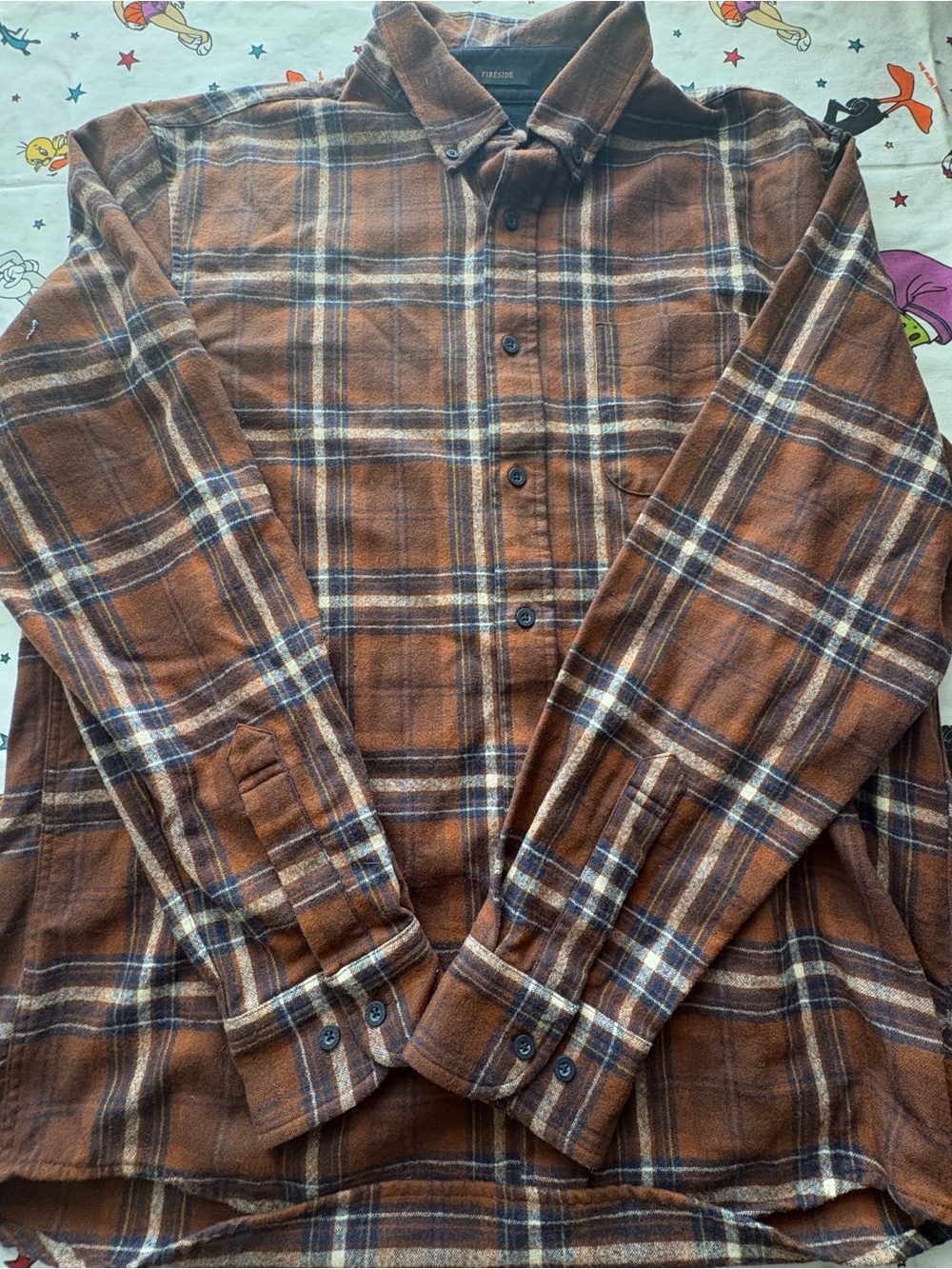 Pendleton Brown Plaid Button-Down Shirt